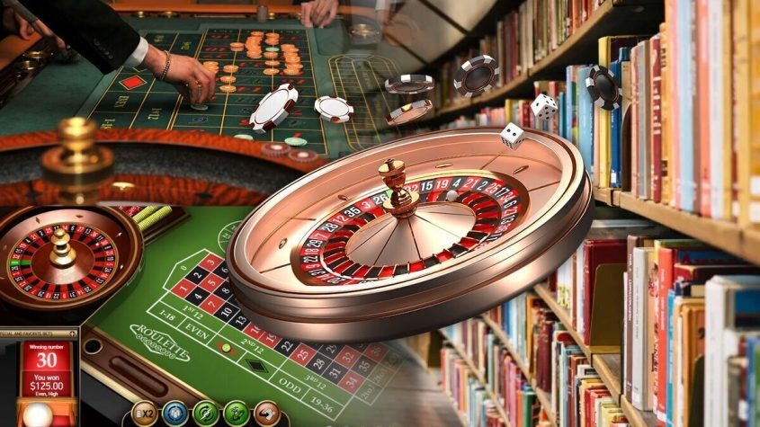 Roulette, Books, Table, Chips, Dealer